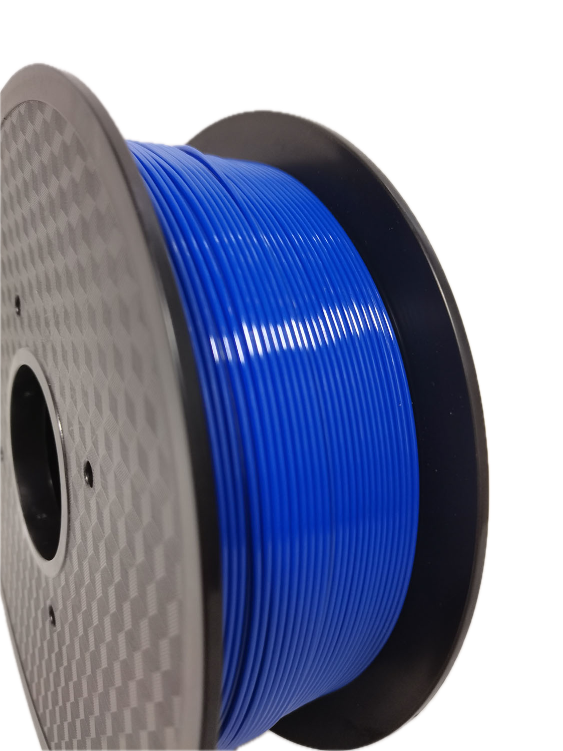 Blue PETG 3D printer filament spool – strong, impact-resistant, and easy to print - Detail