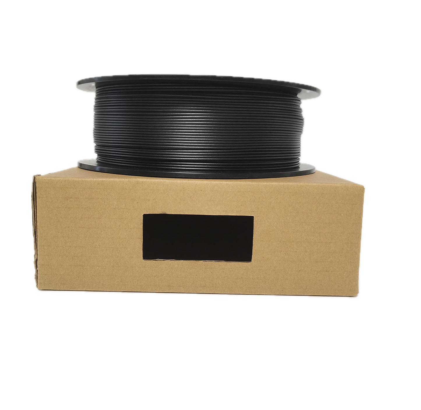 Carbon Fiber PETG 3D printer filament spool – strong, impact-resistant, and easy to print - On Box