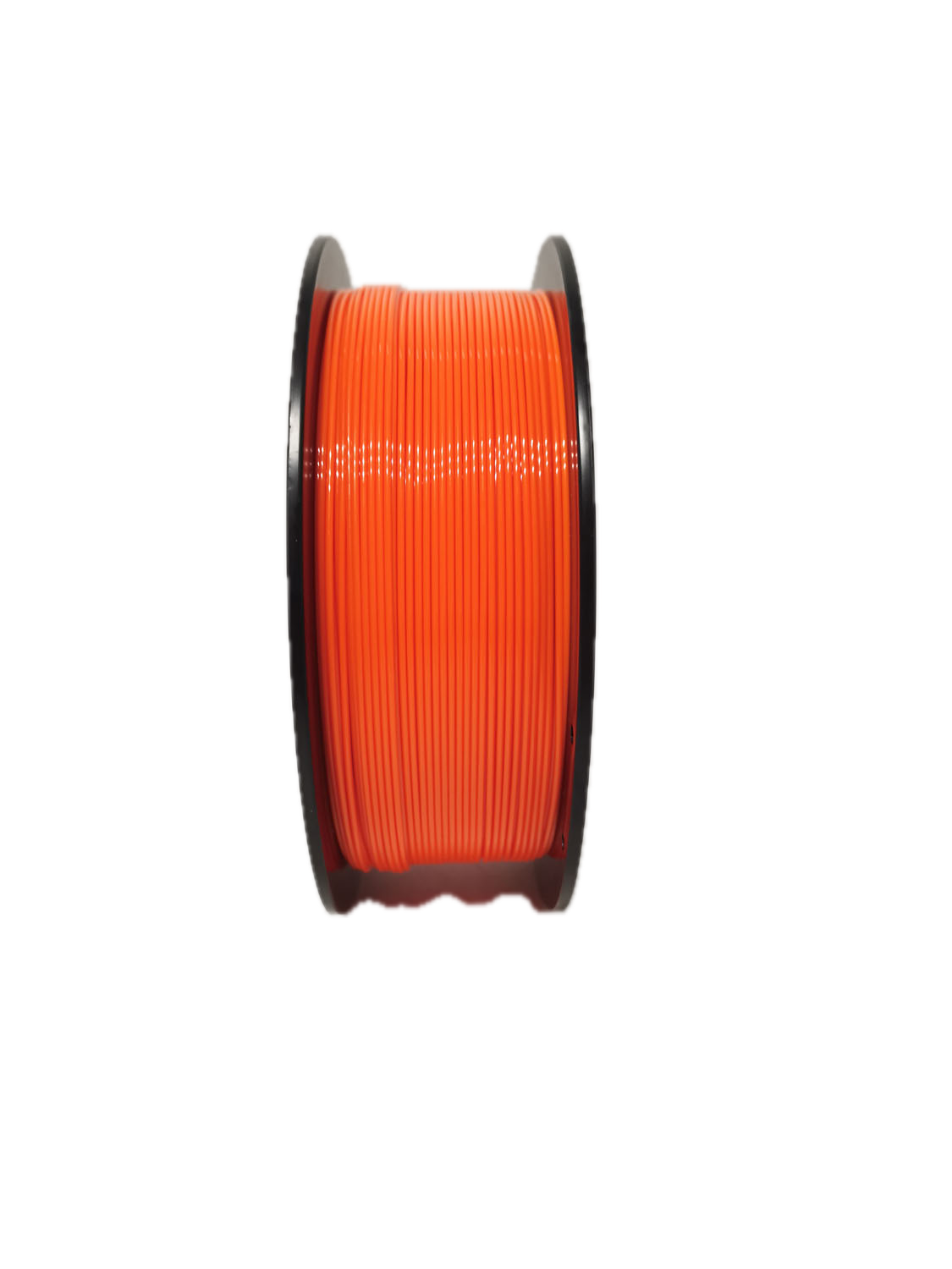 Orange PETG 3D printer filament spool – strong, impact-resistant, and easy to print - Standing Up