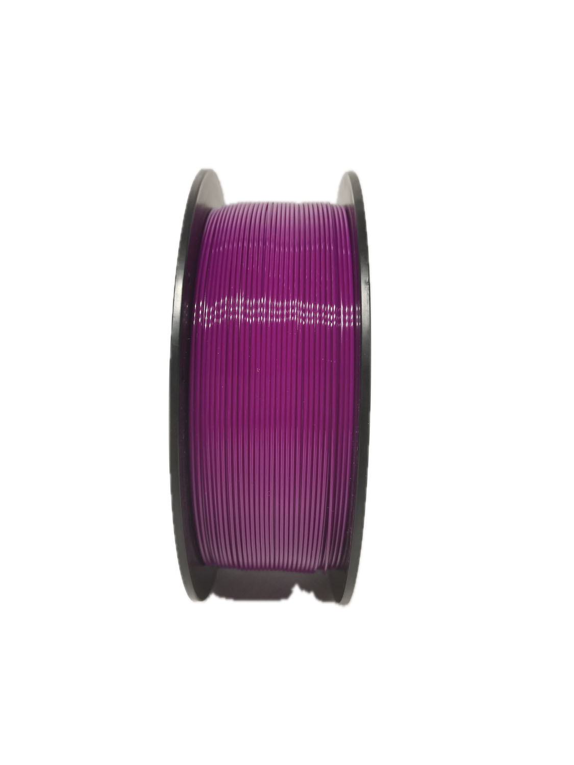 Purple PETG 3D printer filament spool – strong, impact-resistant, and easy to print - Standing Up
