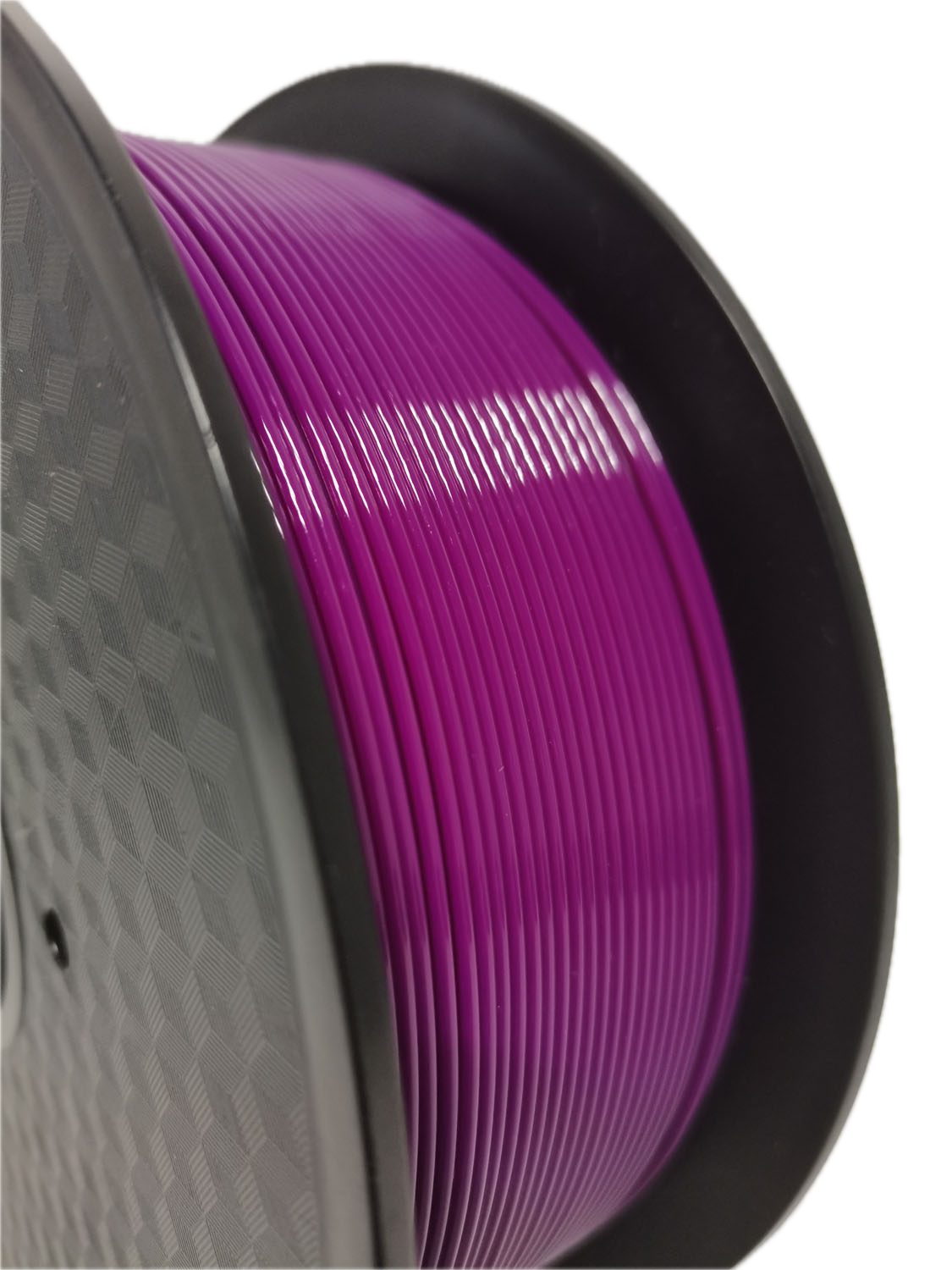 Purple PETG 3D printer filament spool – strong, impact-resistant, and easy to print - Detail