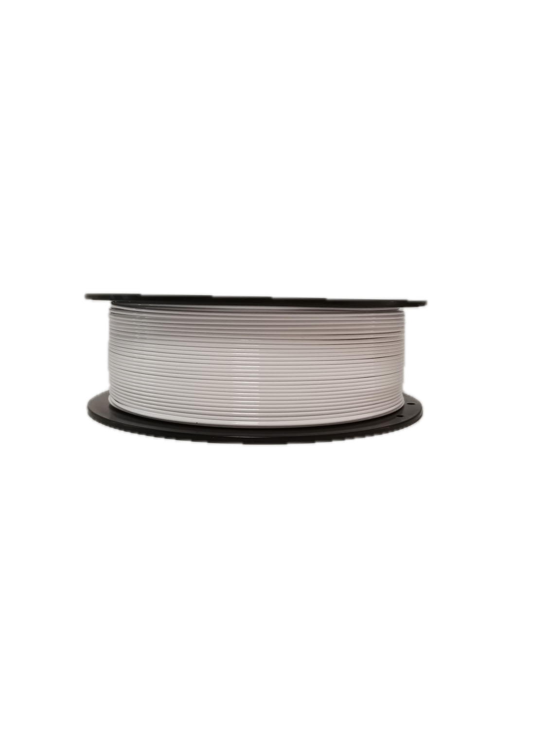 White PETG 3D printer filament spool – strong, impact-resistant, and easy to print - Laying Down