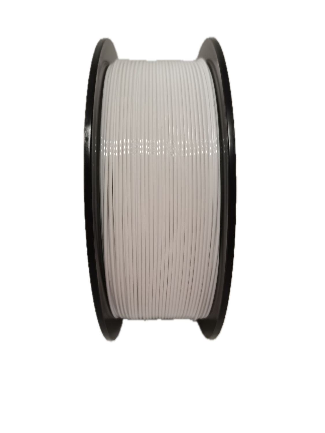 White PETG 3D printer filament spool – strong, impact-resistant, and easy to print - Standing Up