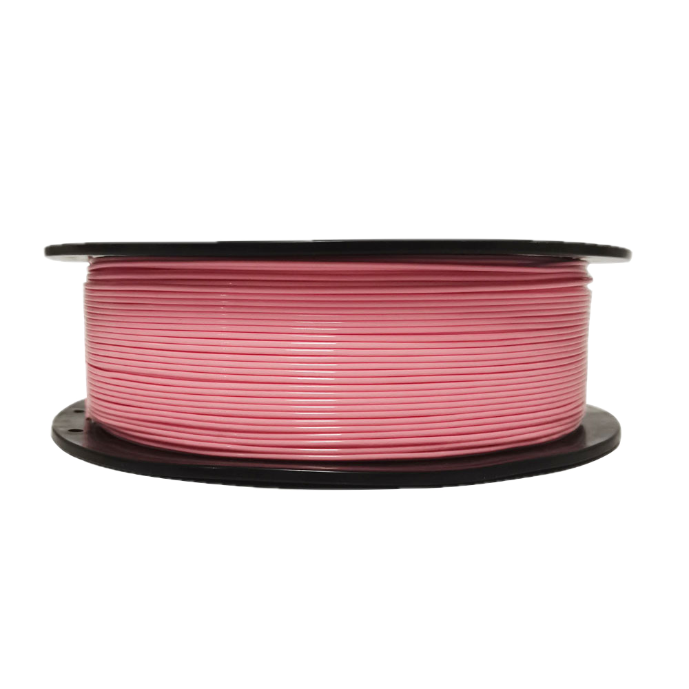 Baby Pink PLA 3D printer filament spool – strong, impact-resistant, and easy to print - Laying Down