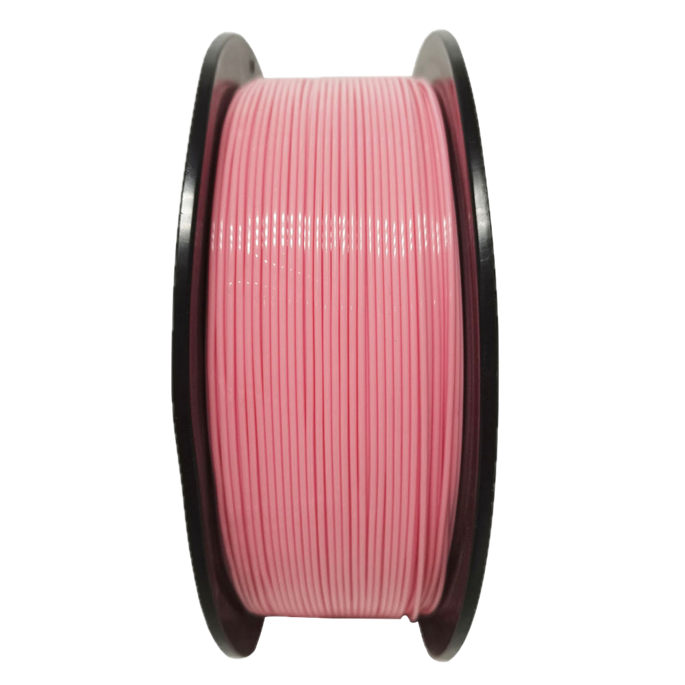 Baby Pink PLA 3D printer filament spool – strong, impact-resistant, and easy to print - Standing Up