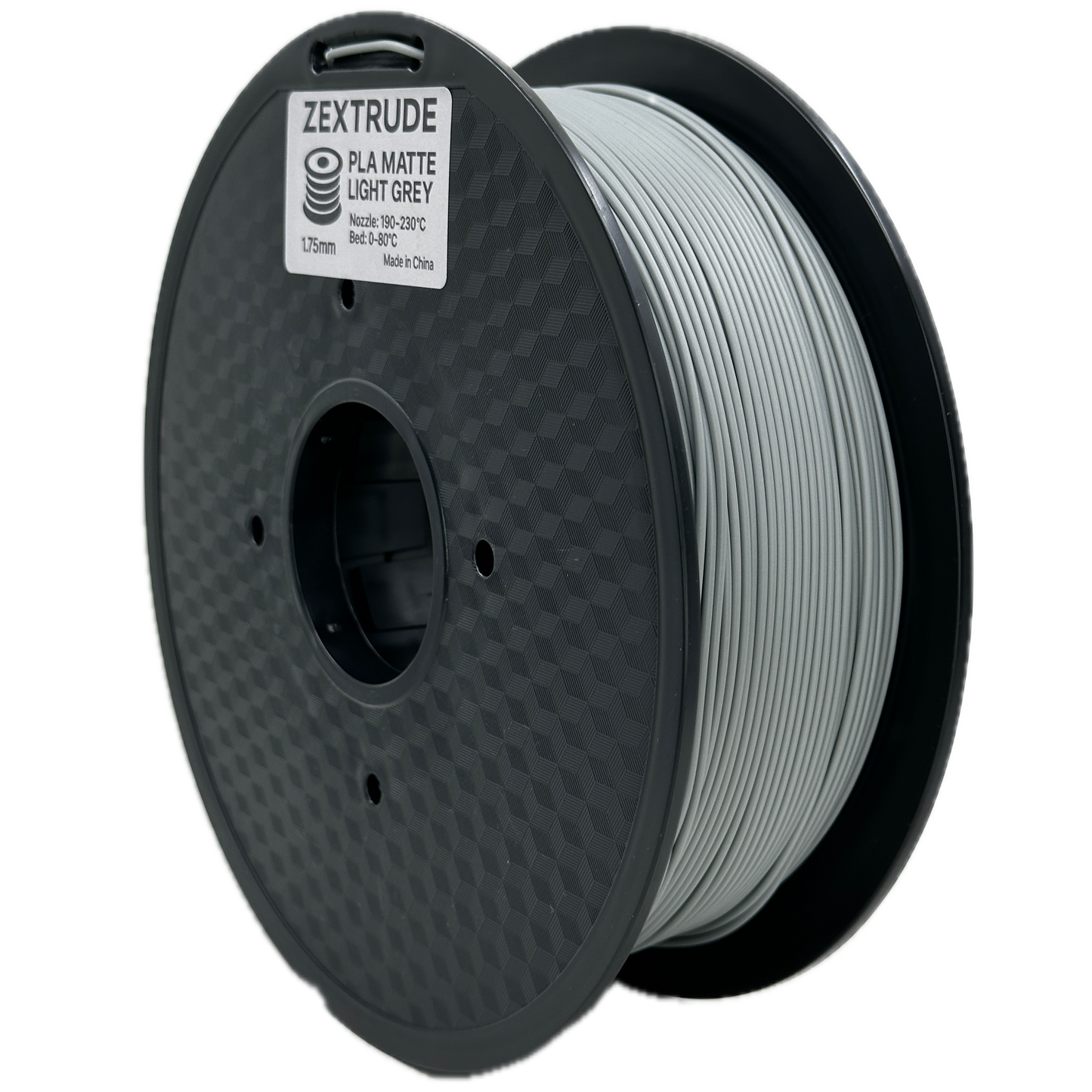 Spool of Zortrax filament on a white background