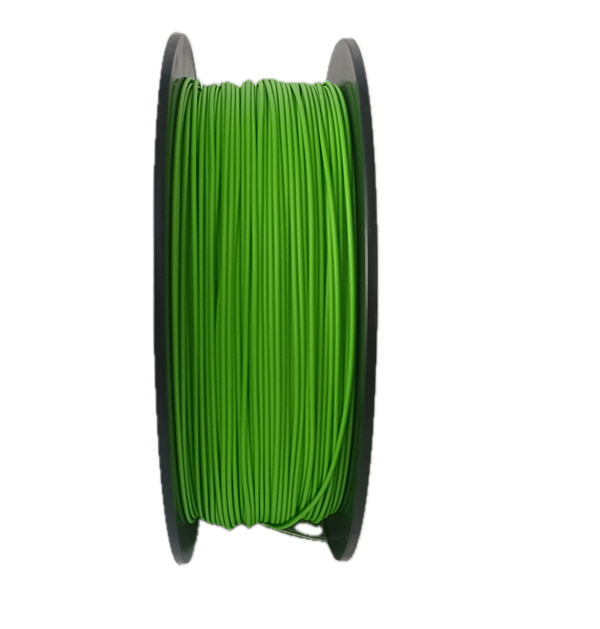 Matte Green PLA 3D printer filament spool – strong, impact-resistant, and easy to print - Standing Up