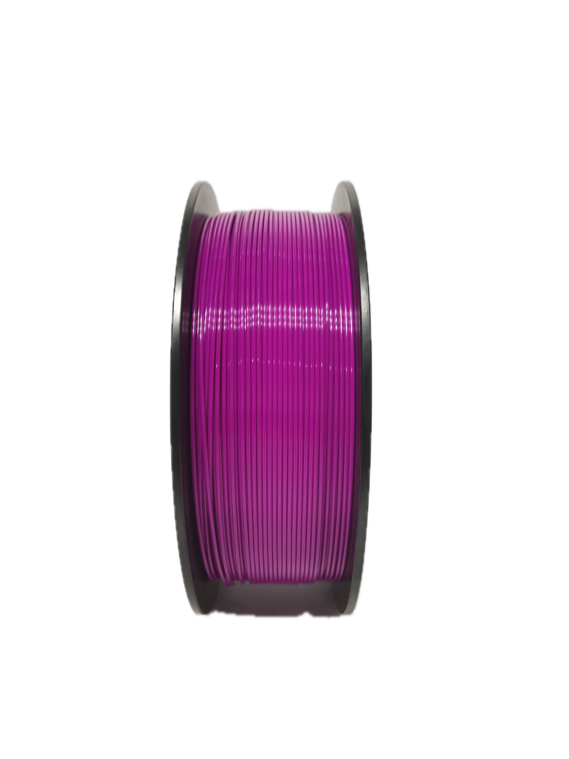 Purple PLA 3D printer filament spool – strong, impact-resistant, and easy to print - Standing Up