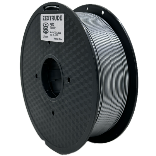 Spool of Zortrax 3D printing filament on a white background