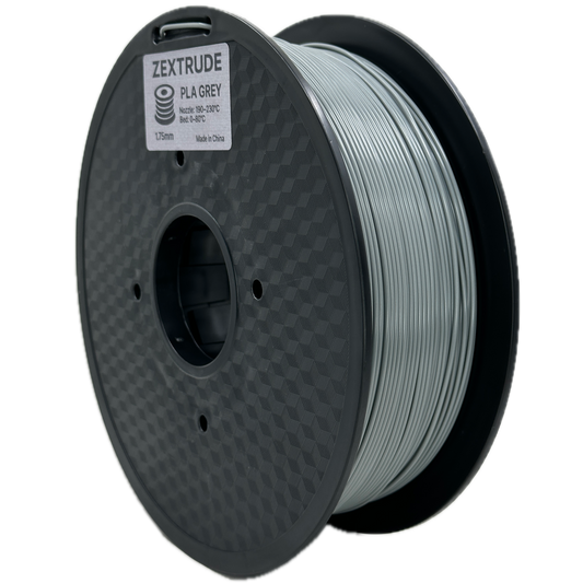 Spool of filament labeled 'Zextrude' on a white background