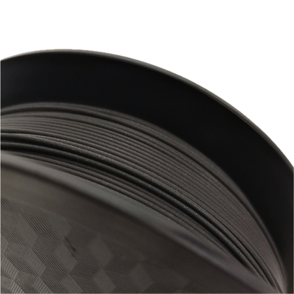Matte Black PLA 3D printer filament spool – strong, impact-resistant, and easy to print - Detail